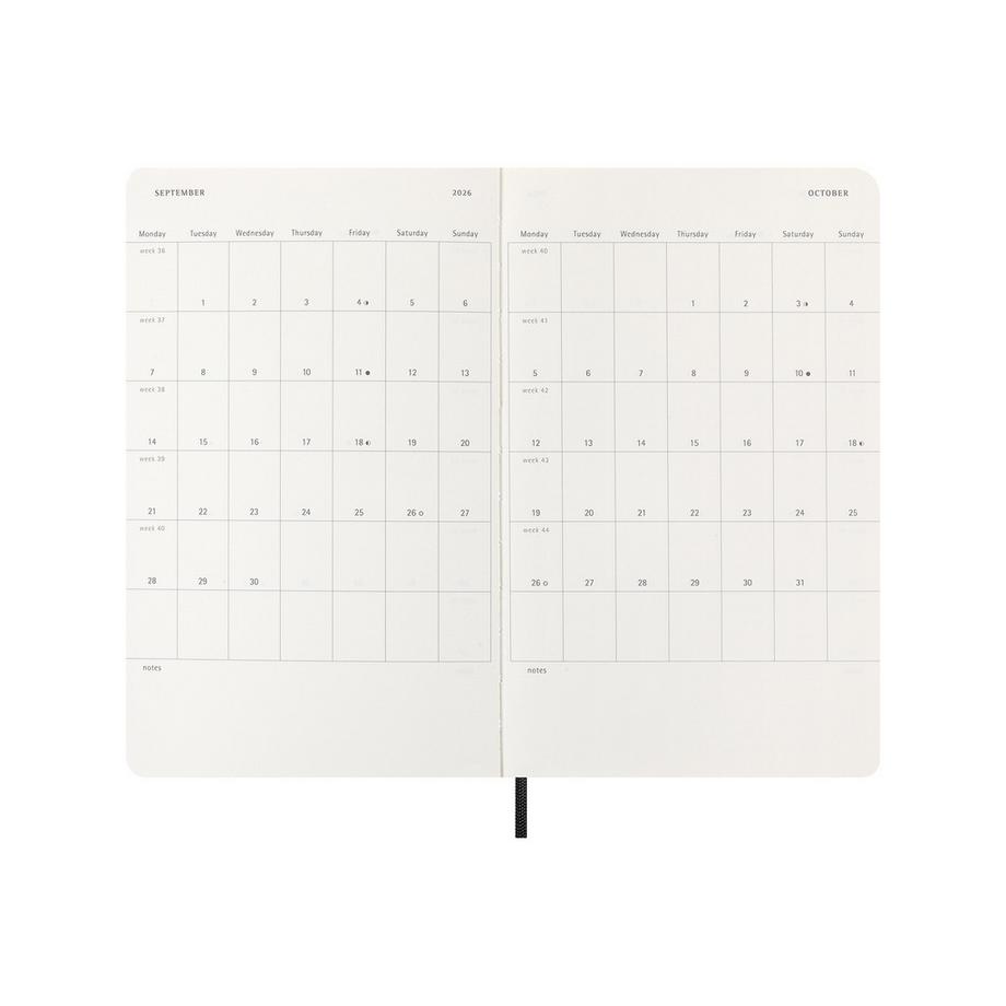 MOLESKINE Agenda hebdomadaire 2026 