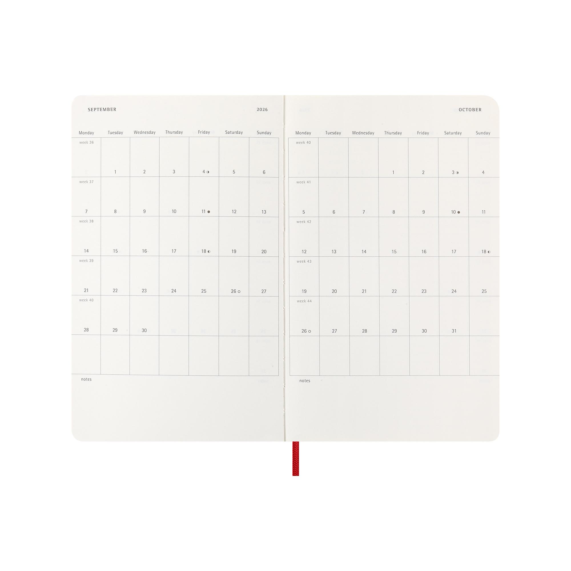 MOLESKINE Wochenplaner 2026 