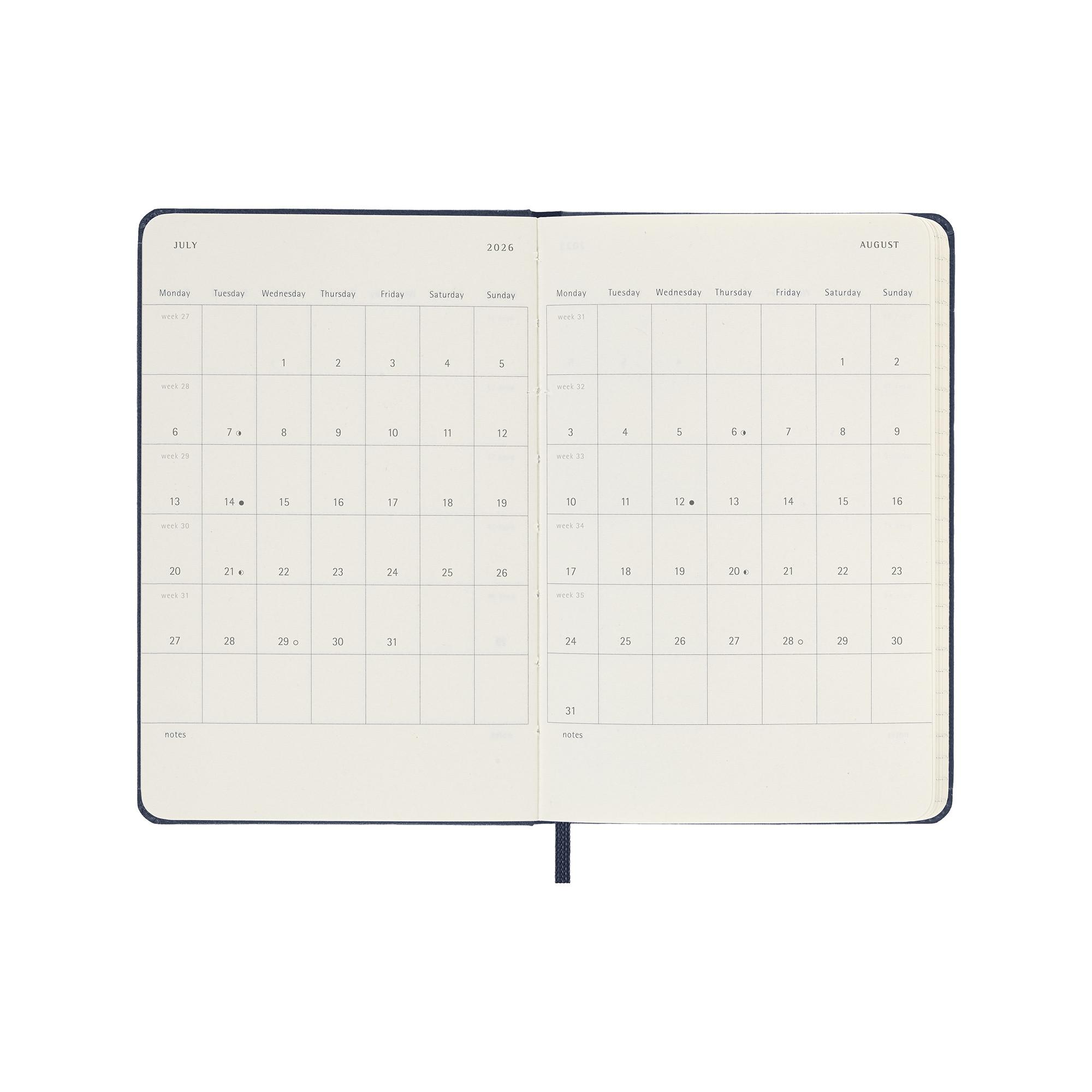 MOLESKINE Wochenplaner 2026 