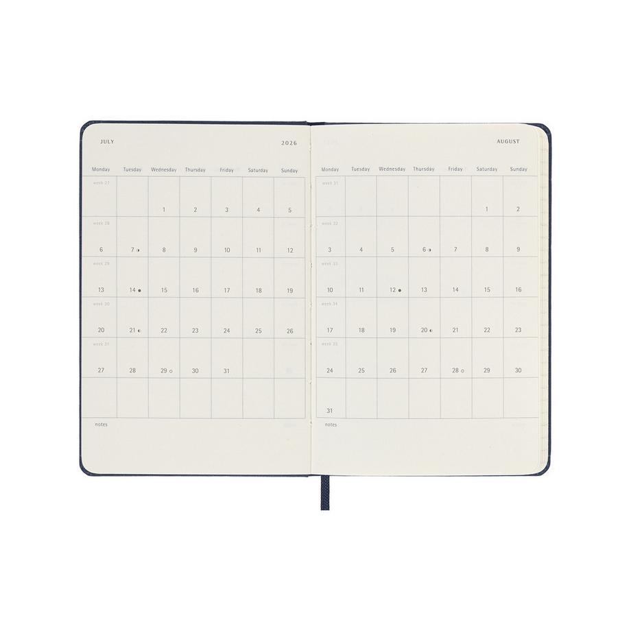 MOLESKINE Agenda hebdomadaire 2026 