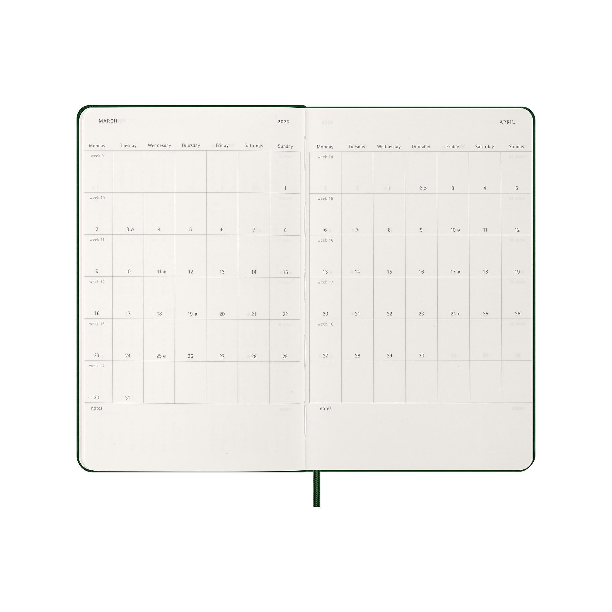 MOLESKINE Wochenplaner 2026 