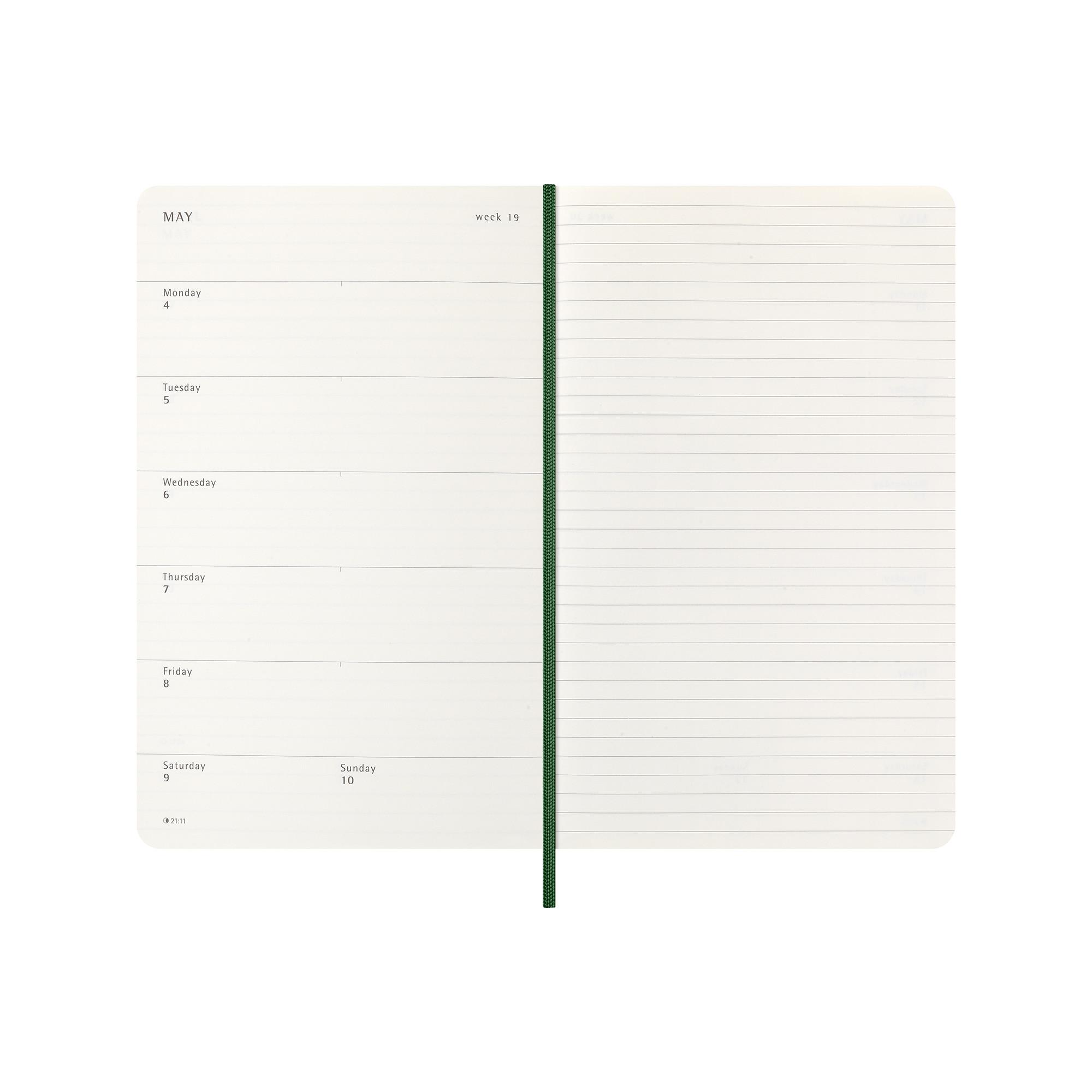 MOLESKINE Agenda hebdomadaire 2026 