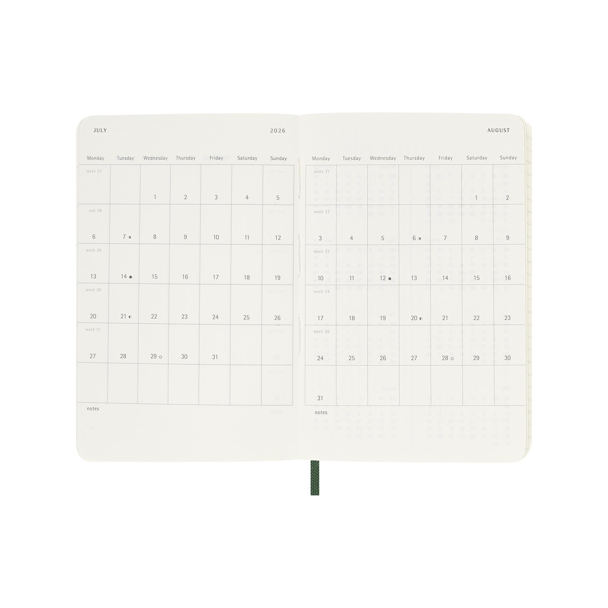 MOLESKINE Wochenplaner 2026 