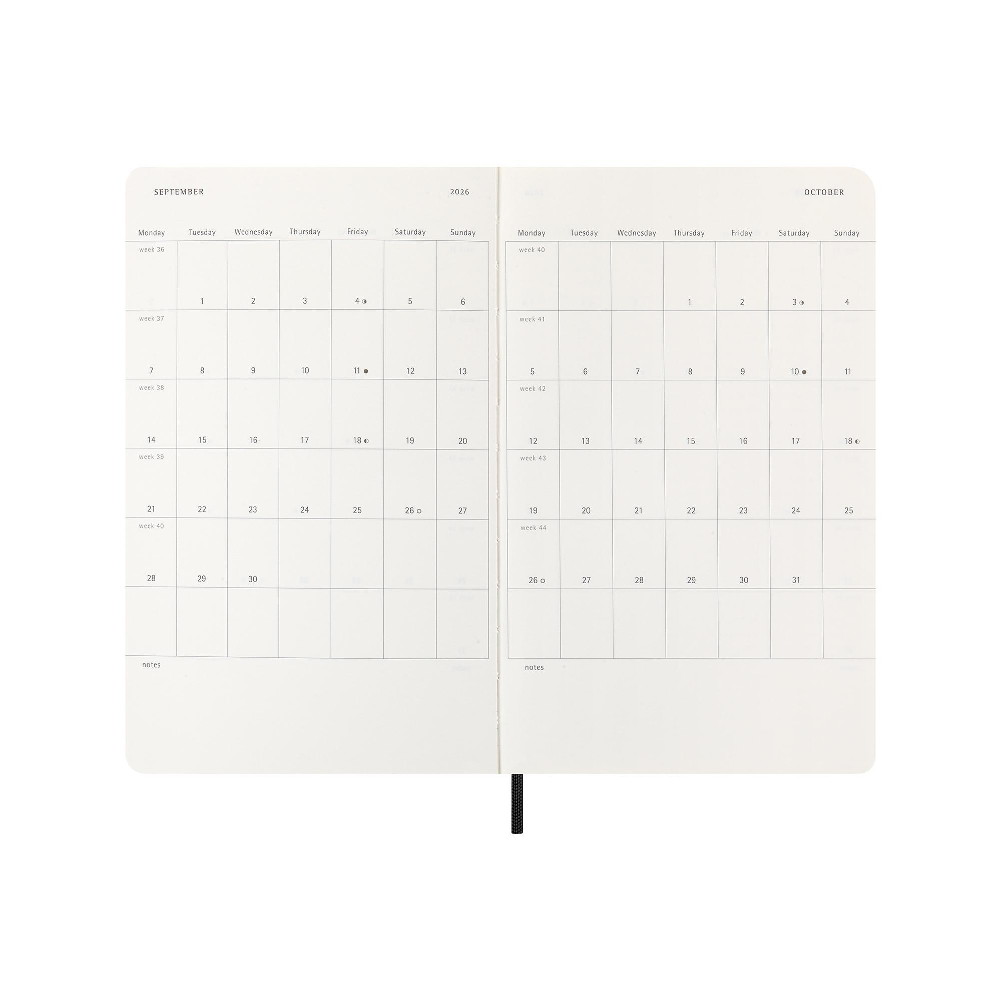 MOLESKINE Monatsplaner 2026 