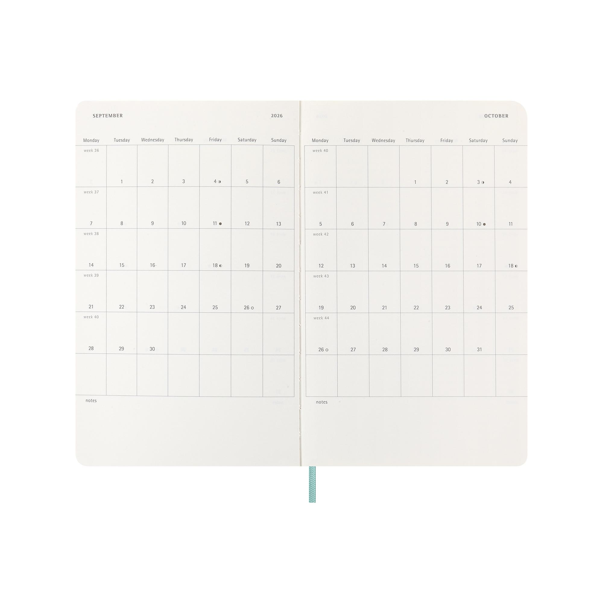 MOLESKINE Monatsplaner 2026 