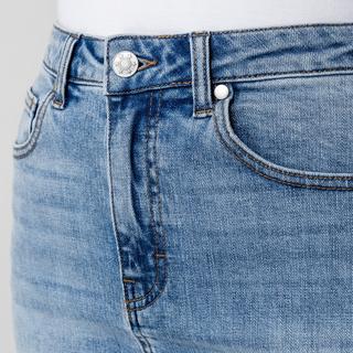 Manor Woman Mini-jupe en jean avec ourlet effiloché  