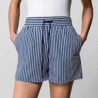 Manor Woman Pantaloncini a Righe con Coulisse  