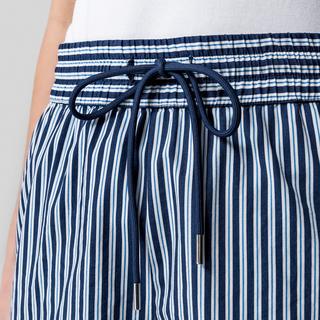 Manor Woman Pantaloncini a Righe con Coulisse  