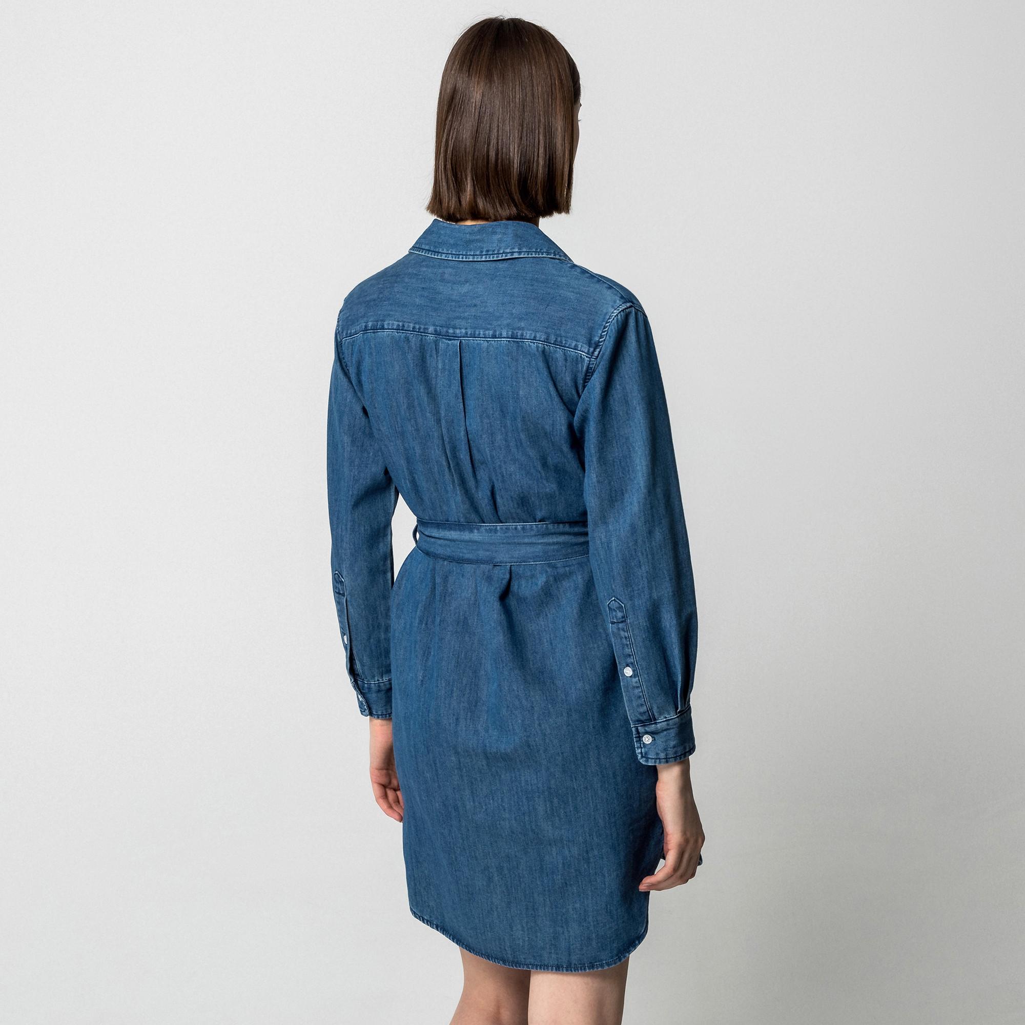 Manor Woman Robe Chemise en Jean  