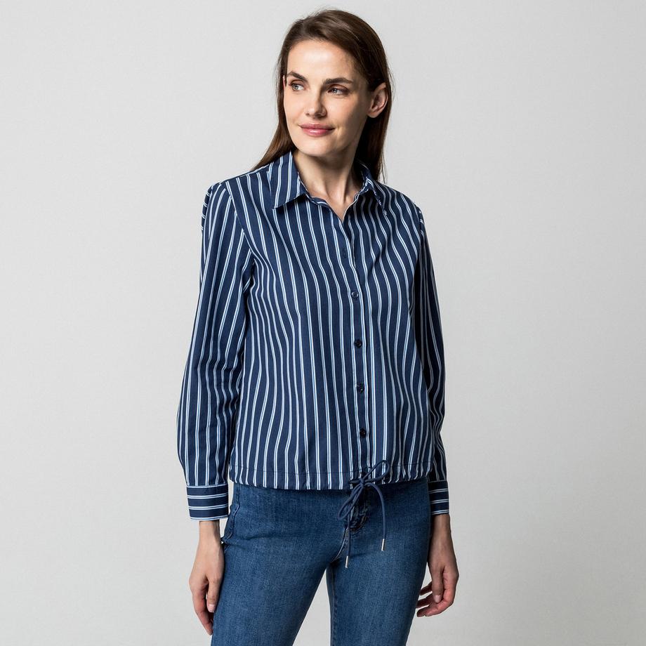 Manor Woman Chemise Rayée Manches Longues  