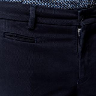 Manor Man Pantaloni in tessuto Slim Fit da uomo  