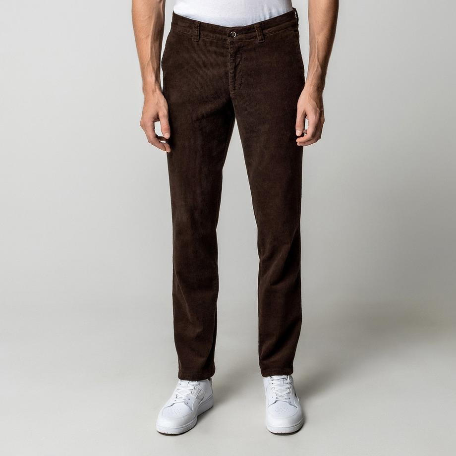 Manor Man Pantalon en velours côtelé Regular Fit  