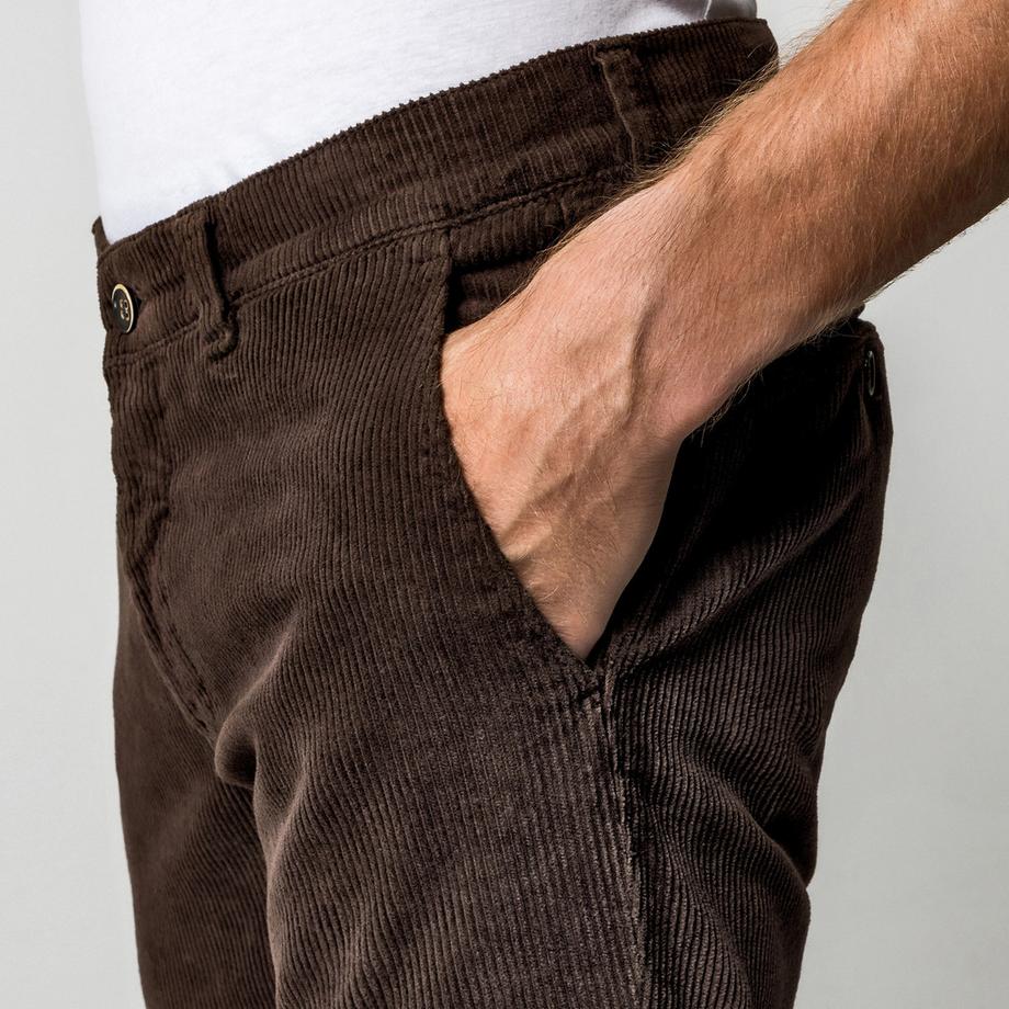 Manor Man Pantalon en velours côtelé Regular Fit  