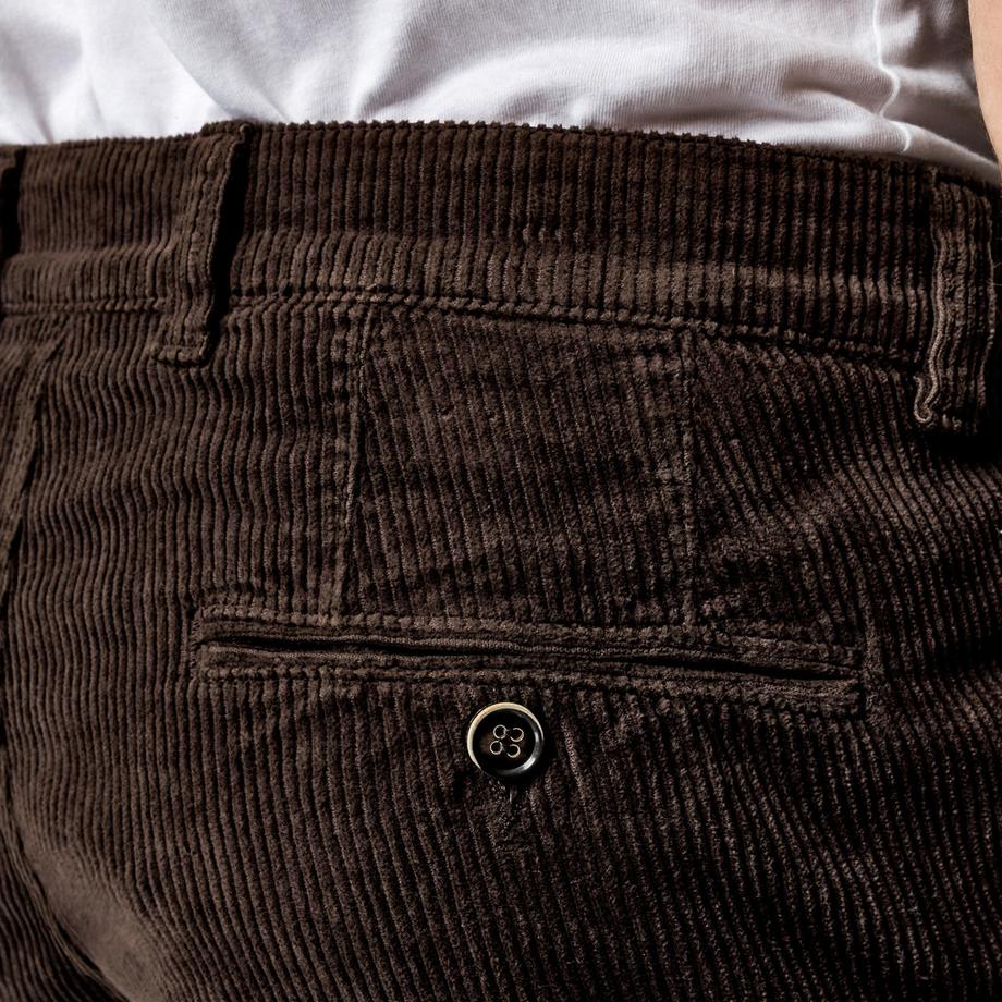 Manor Man Pantalon en velours côtelé Regular Fit  