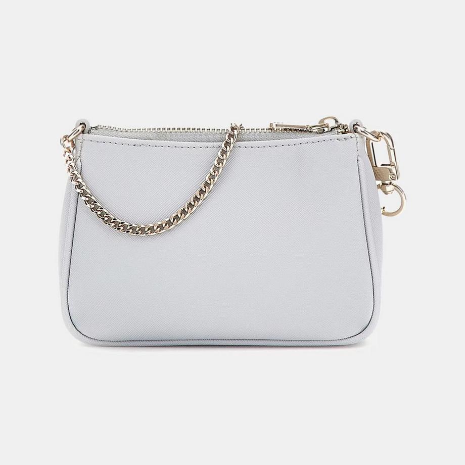 GUESS 4G Logo Saffiano Mini Umhängetasche  