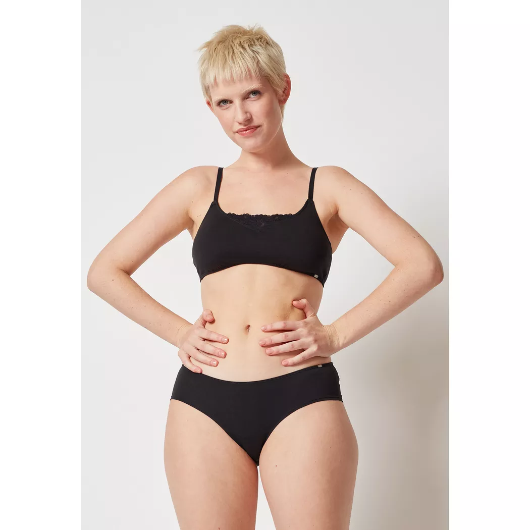 Skiny Cotton Essentials Bustier Black 36 2