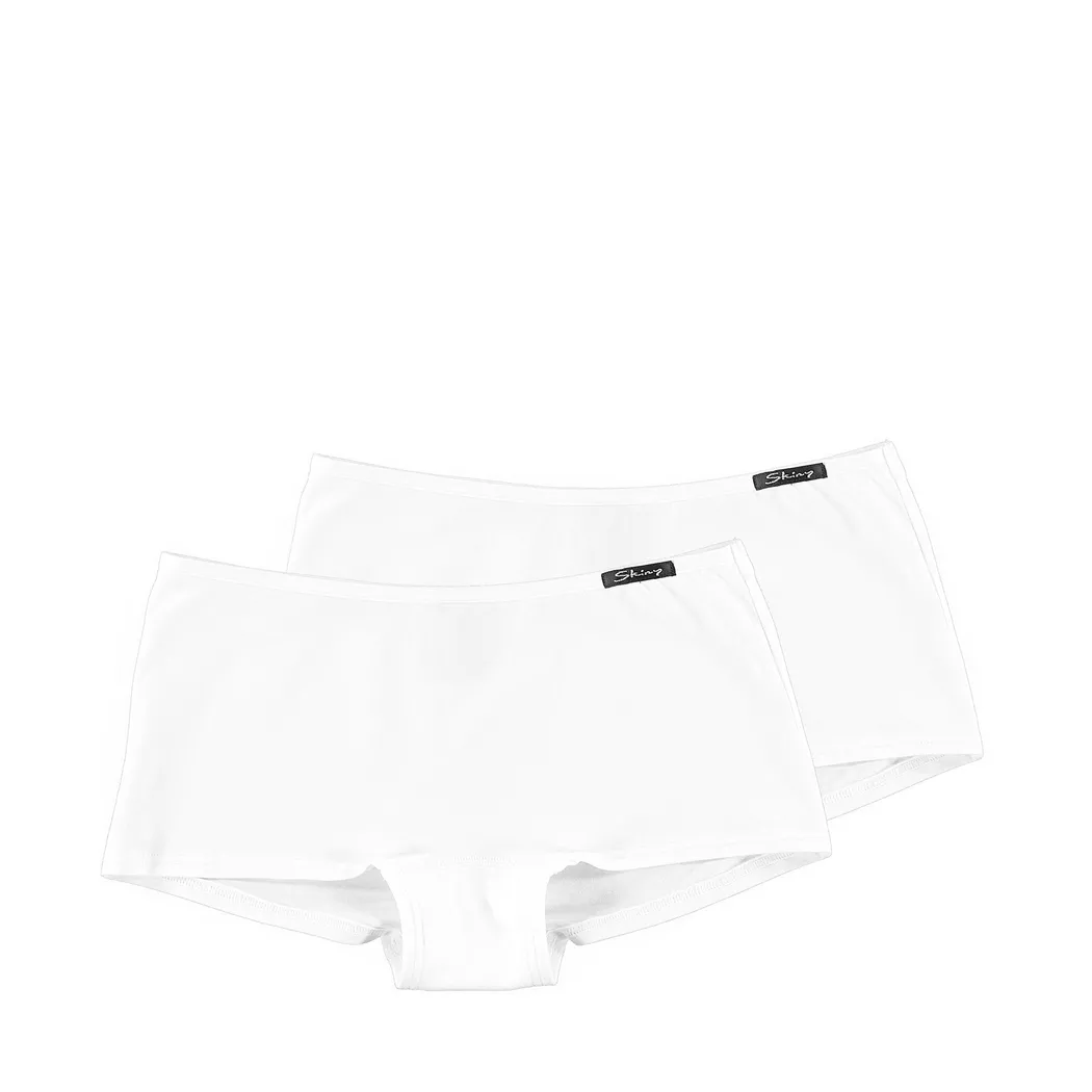 Skiny - Duopack, Boxershorts, 164, Weiss