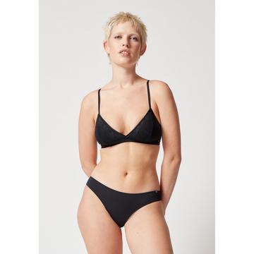 Soutien-gorge triangle, sans armatures, mousses amovibles