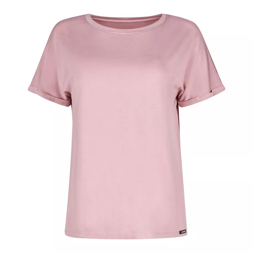 Skiny - T-Shirt, kurzarm, für Damen, Altrosa, Größe 36
