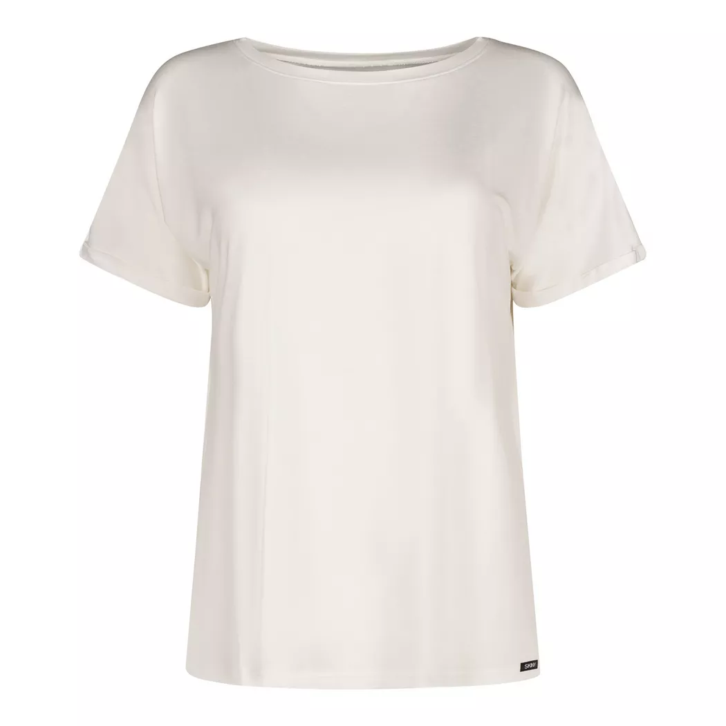 Skiny - T-Shirt, kurzarm, für Damen, Ecru, Größe 40
