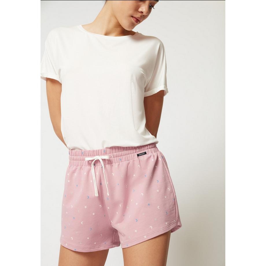 Skiny EveryNight Mix&Match Shorts mit Mond- und Sternenprint  