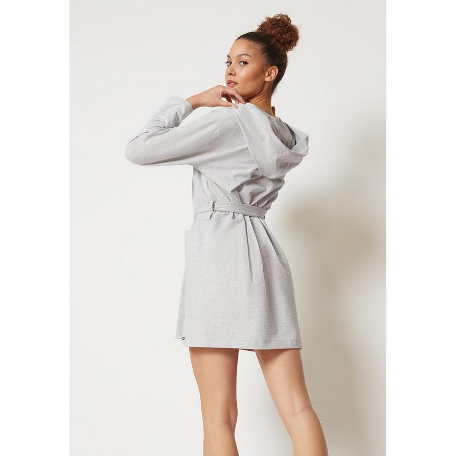 Skiny Mix & Match Bademantel mit Kapuze  