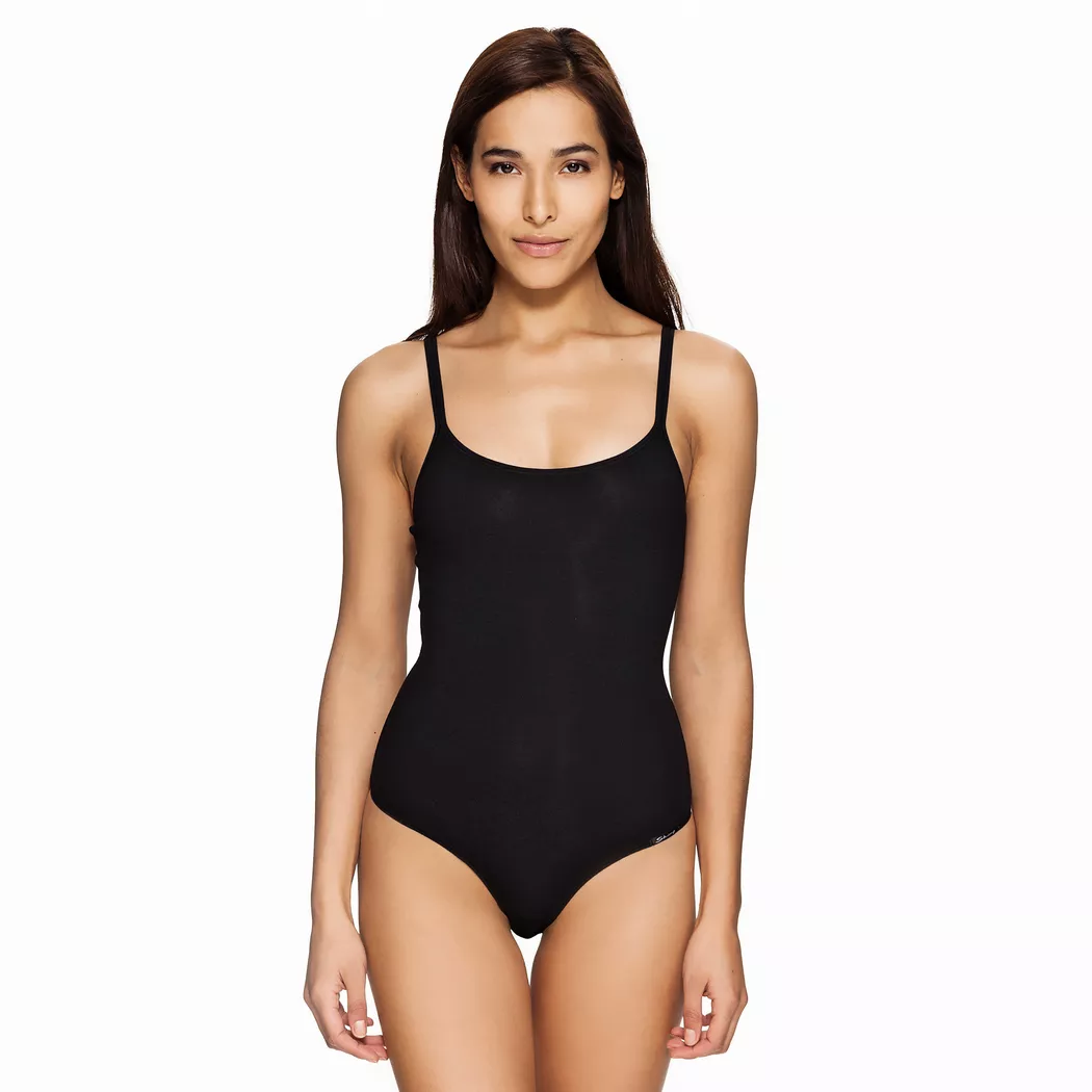 Skiny - String-Body, für Damen, Black, Größe 38