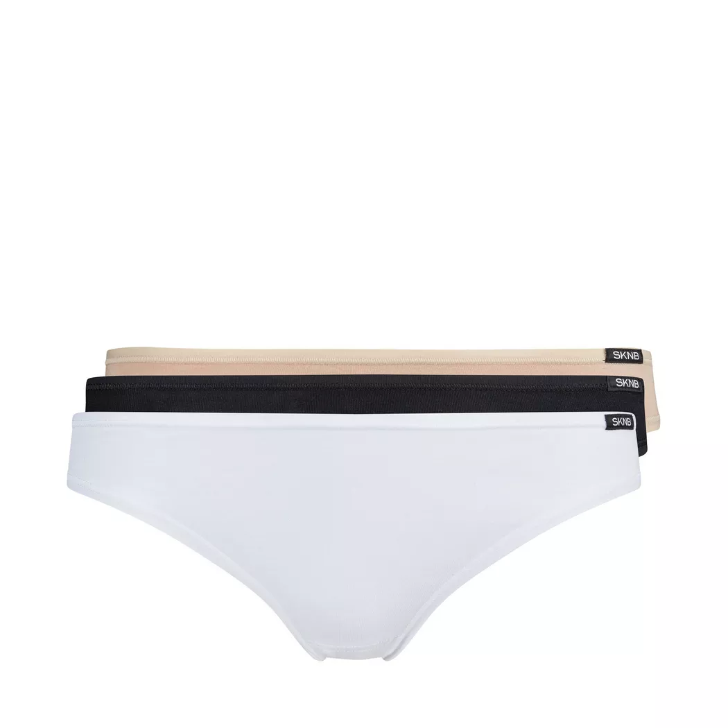 SKINY Slip 3-er Pkg. Advantage Cotton trio selection weiss   40 damen