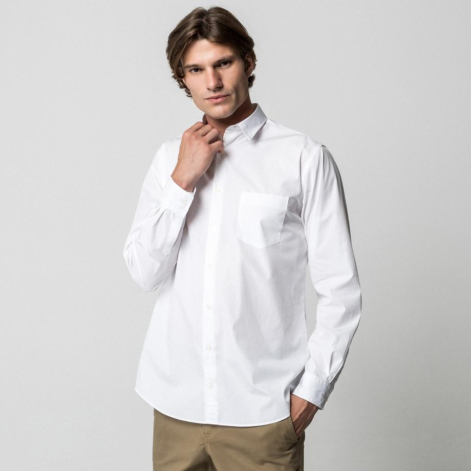 Manor Man Herren Classic Fit Langarmhemd  