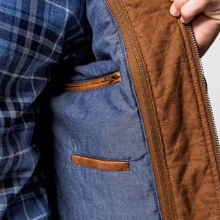 Manor Man Lederjacke Regular Fit  