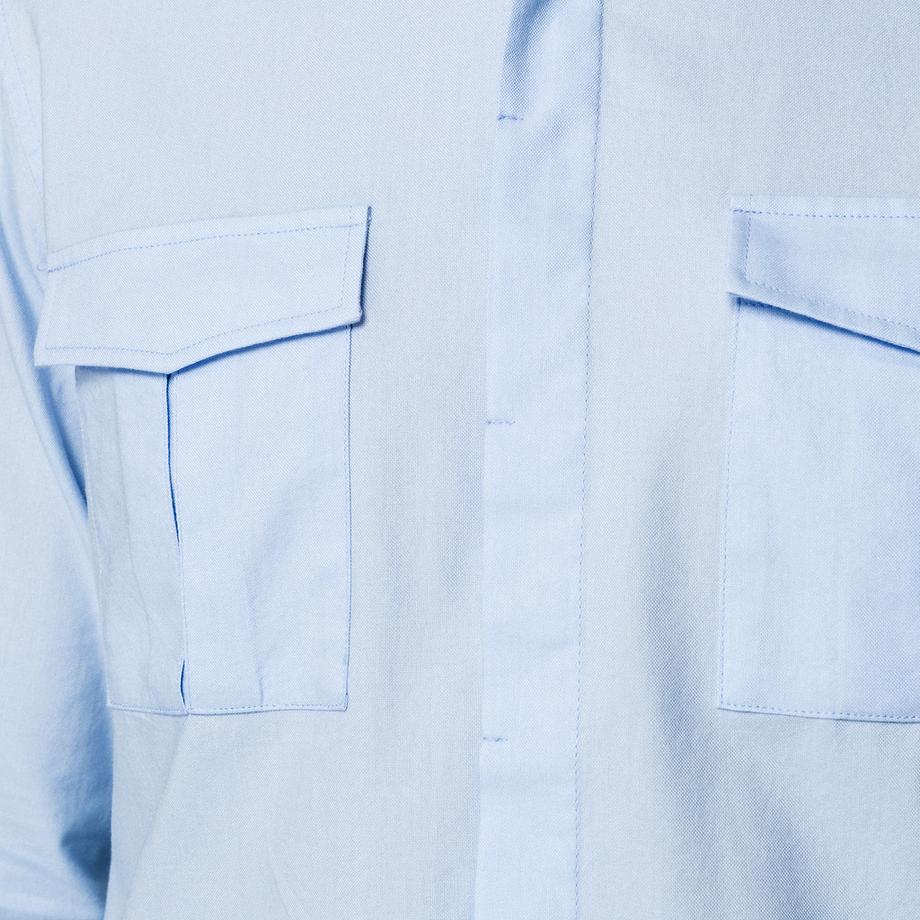 Manor Man Classic Fit Langarmhemd mit Brusttaschen  