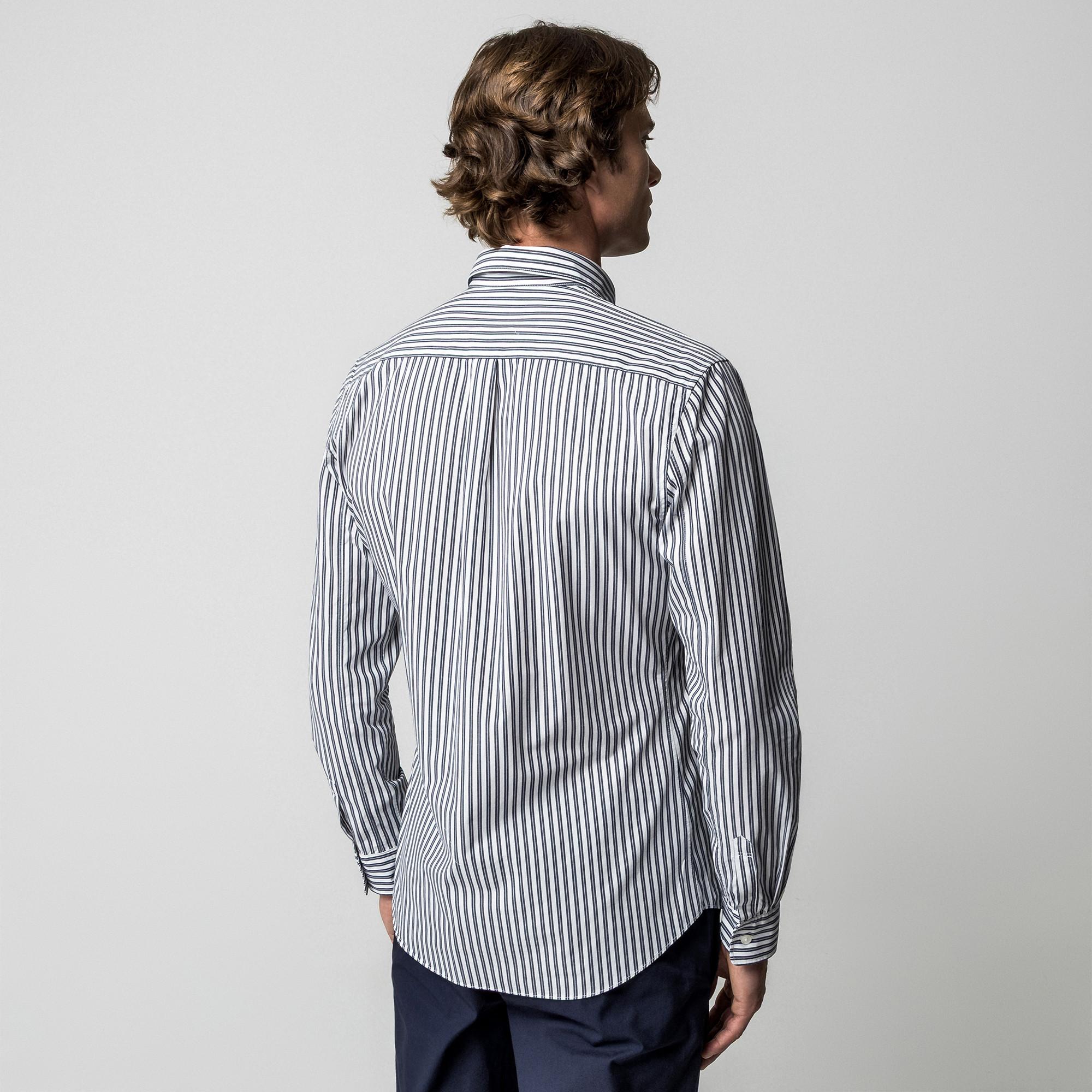 Manor Man Gestreiftes Langarm Modern Fit Hemd  