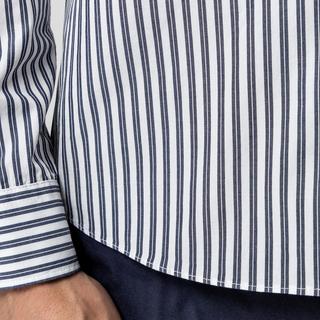 Manor Man Gestreiftes Langarm Modern Fit Hemd  