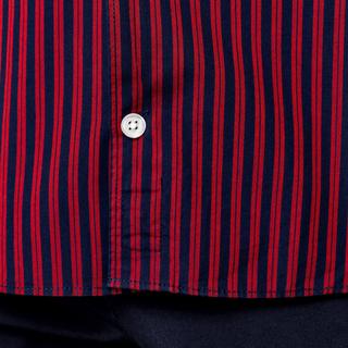 Manor Man Gestreiftes Langarmhemd Slim Fit  