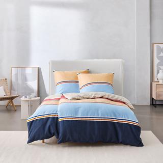 ESPRIT Ash Housse de couette rayée  