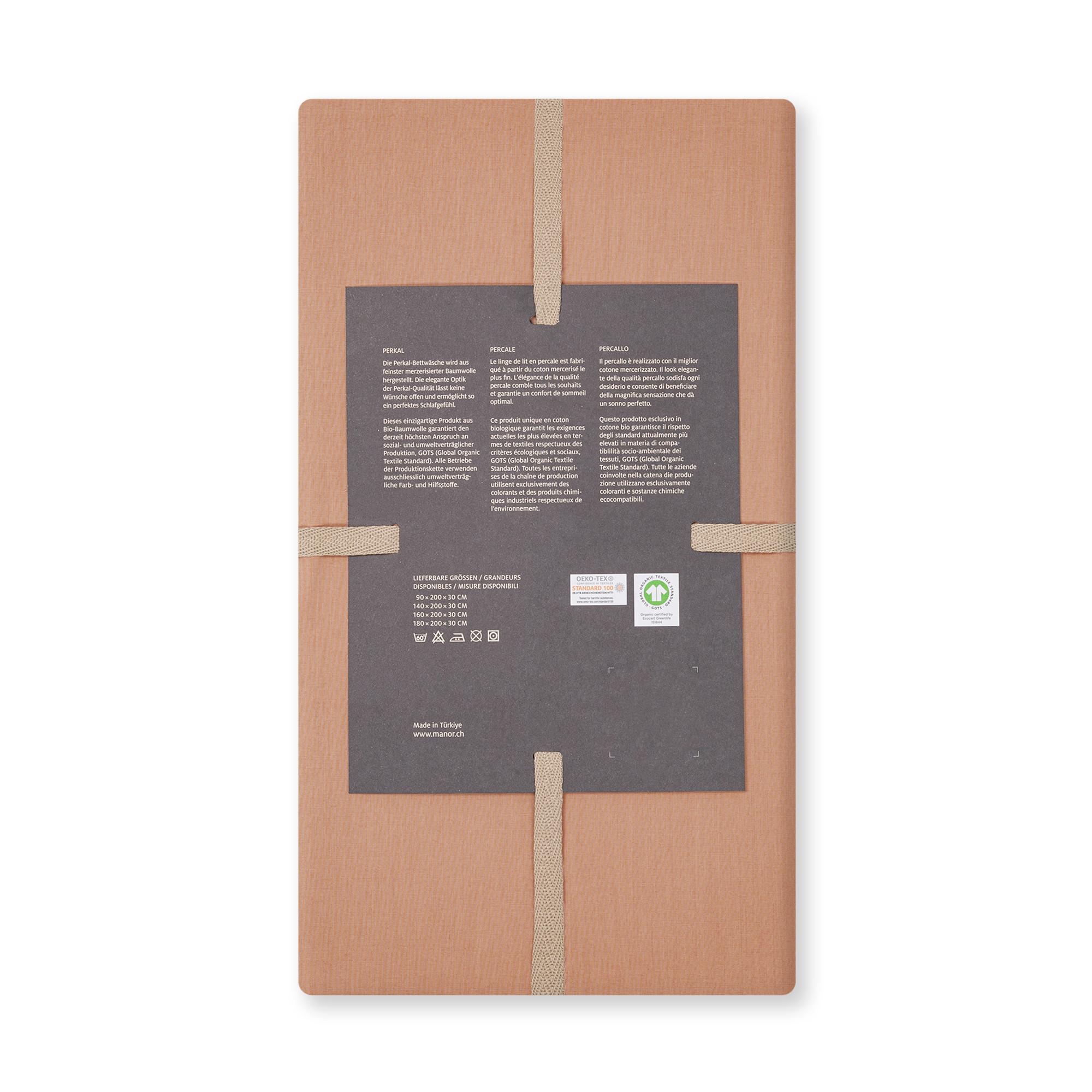 Manor Percalle Uni Lenzuolo  