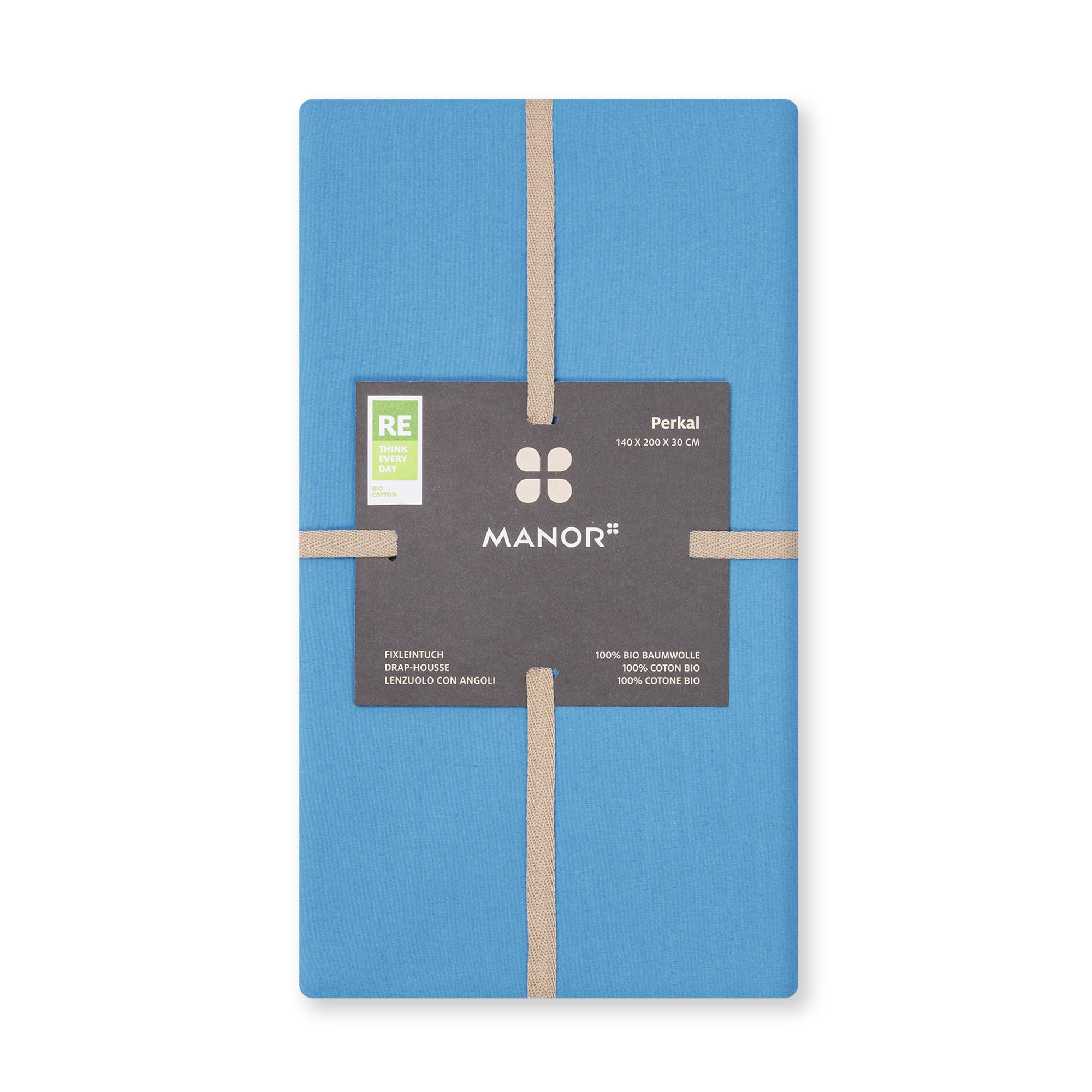 Manor Percalle Uni Lenzuolo  