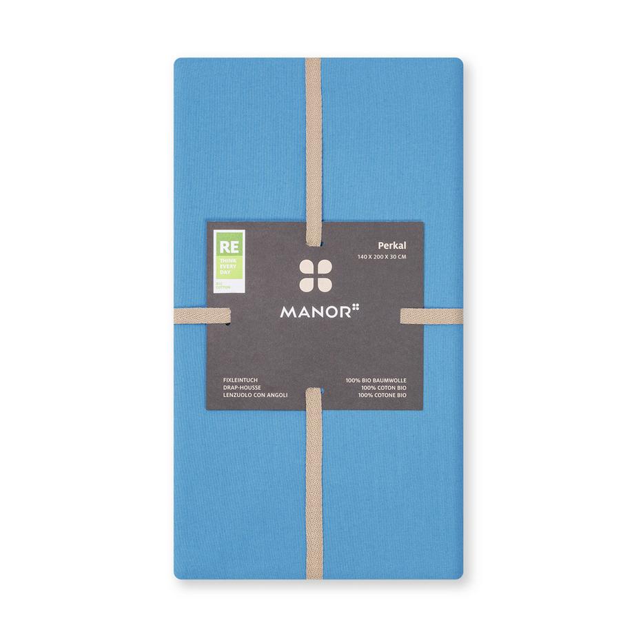 Manor Percalle Uni Lenzuolo  