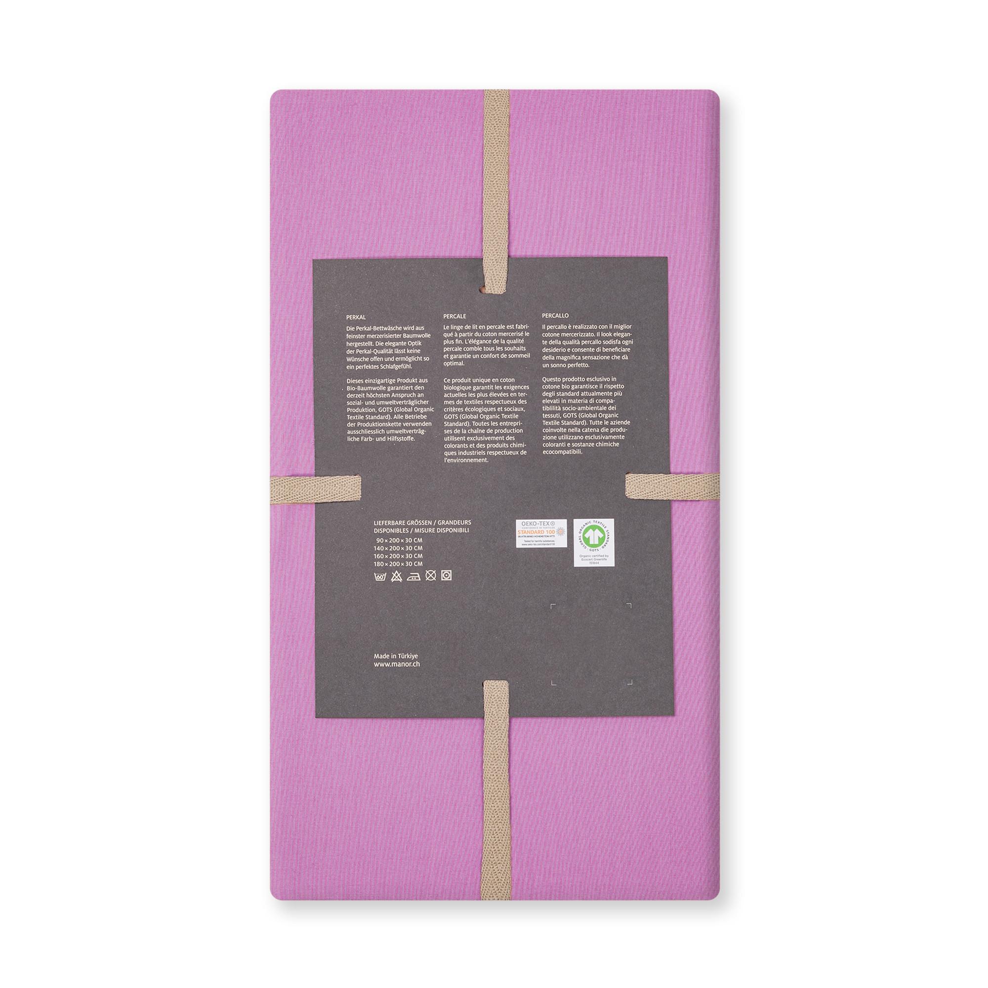 Manor Percalle Uni Lenzuolo  