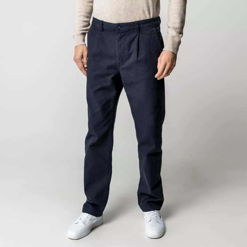 Manor Man - 5-Pocket Hose, für Herren, Dunkelblau, Größe W34/L34