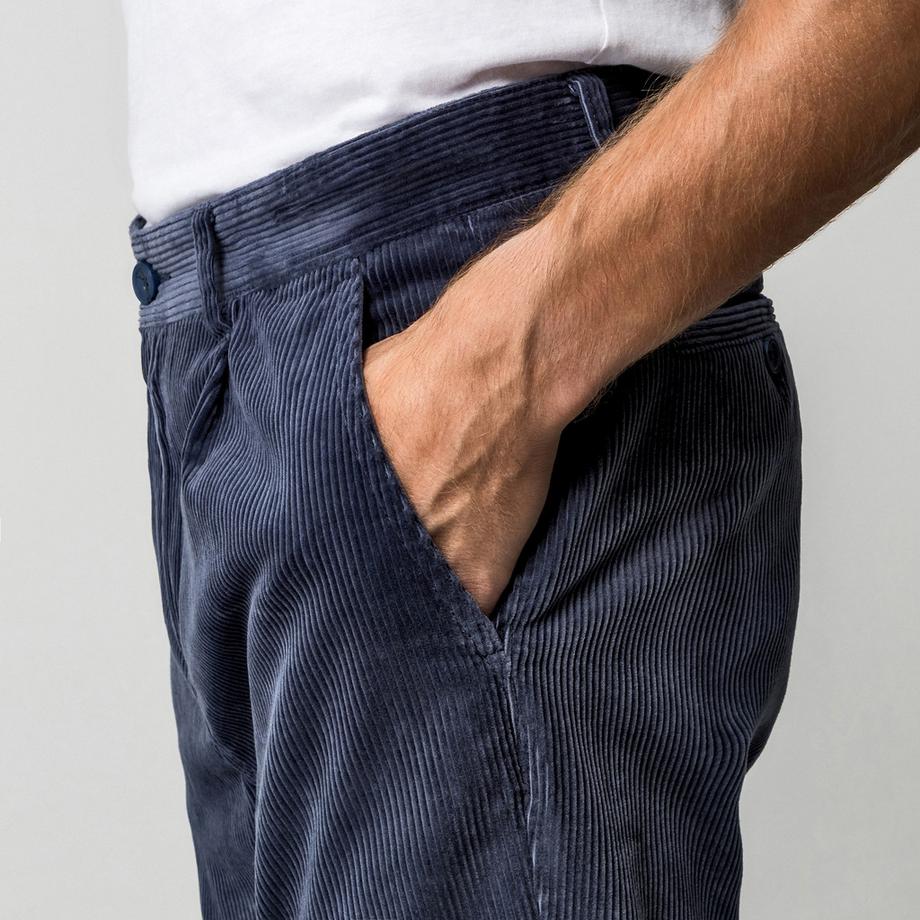 Manor Man Pantaloni Chino Velluto a Coste Vestibilità Regolare  