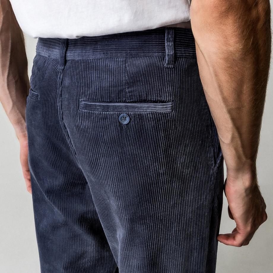 Manor Man Pantaloni Chino Velluto a Coste Vestibilità Regolare  