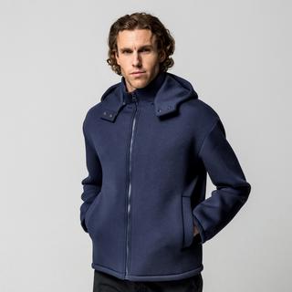 Manor Man Softshell Jacke mit abnehmbarer Kapuze  