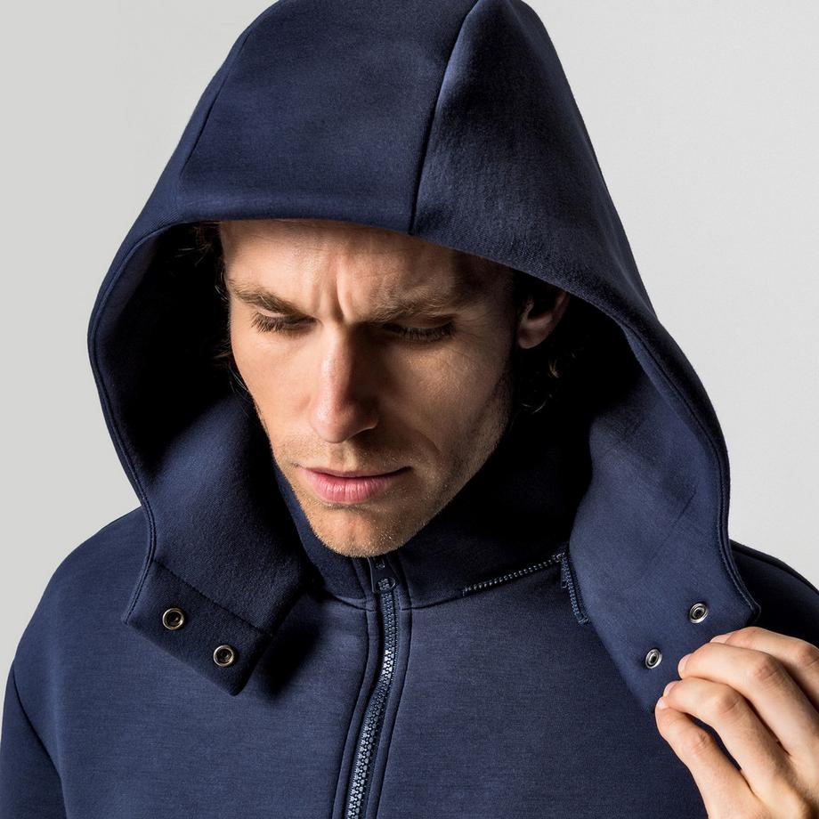 Manor Man Softshell Jacke mit abnehmbarer Kapuze  