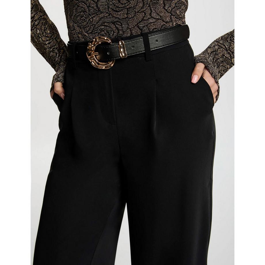 MORGAN Weite Stoffhose  