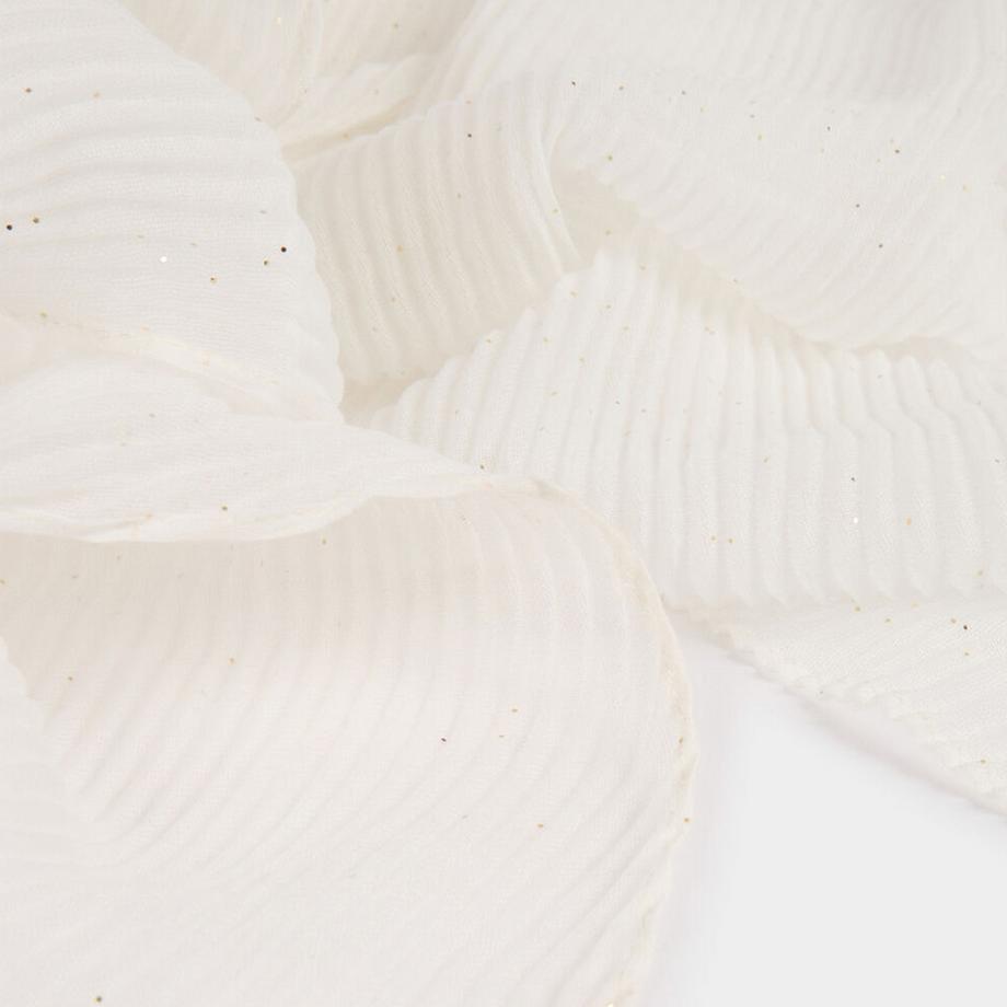 MORGAN Plissee Schal mit Glitzer  