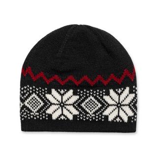 Manor Woman Berretto lavorato a maglia con motivo a fiocco di neve  