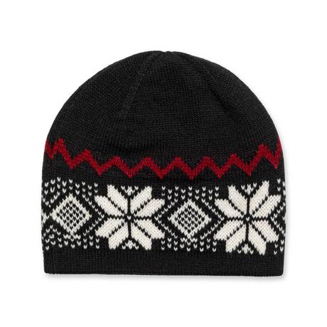 Manor Woman Berretto lavorato a maglia con motivo a fiocco di neve  