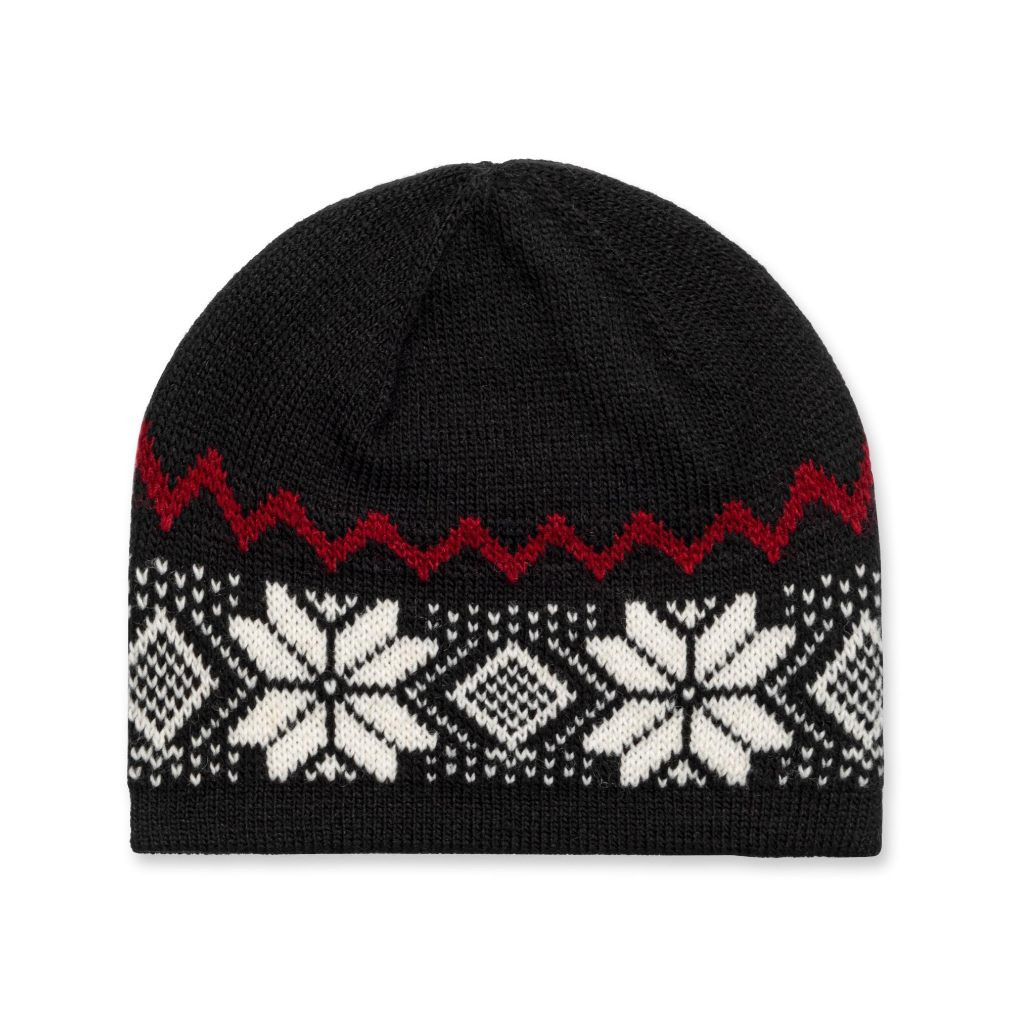 Manor Woman Berretto lavorato a maglia con motivo a fiocco di neve  