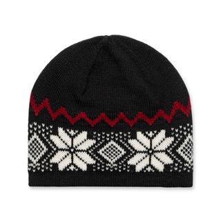 Manor Woman Berretto lavorato a maglia con motivo a fiocco di neve  